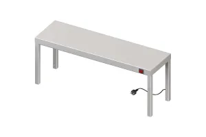 Nadstawka grzewcza na stół pojedyncza 900x300x400 mm Stalgast 982203090