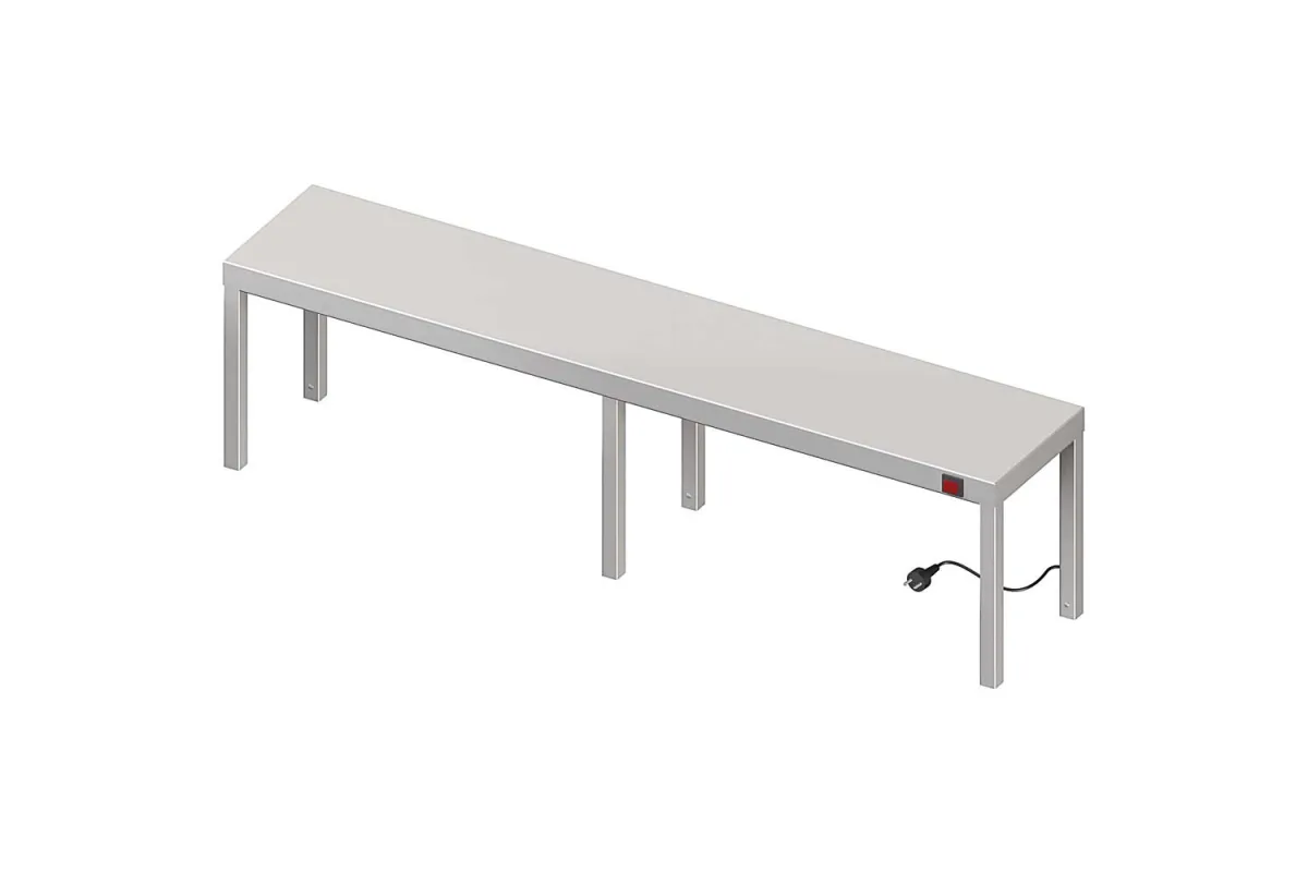 Nadstawka grzewcza na stół pojedyncza 1800x300x400 mm Stalgast 982213180