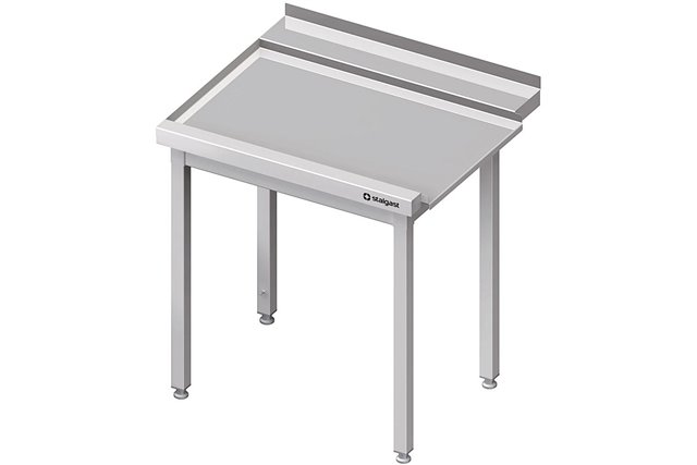 Stół wyładowczy(L), bez półki do zmywarki SILANOS 1100x730x900 mm spawany Stalgast 982437110S