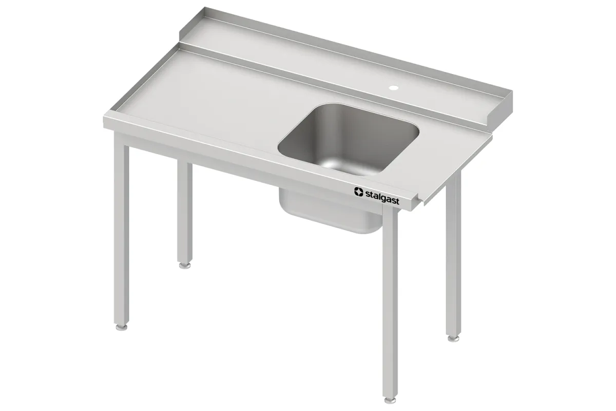 Stół załadowczy(L) 1-kom. bez półki do zmywarki STALGAST 1100x750x880 mm spawany Stalgast 984707110S