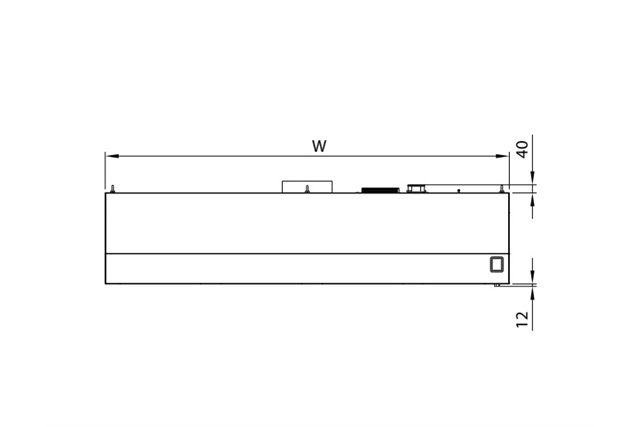 Okap przyścienny trapezowy ze stali nierdzewnej 1400x1000x450 mm Stalgast model 207