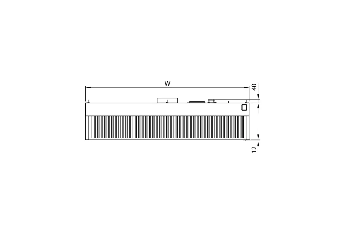 Okap przyścienny skośny ze stali nierdzewnej 3000x1000x450 mm Stalgast model 208 Okap przyścienny skośny ze stali nierdzewnej 3000x1000x450 mm Stalgast model 208