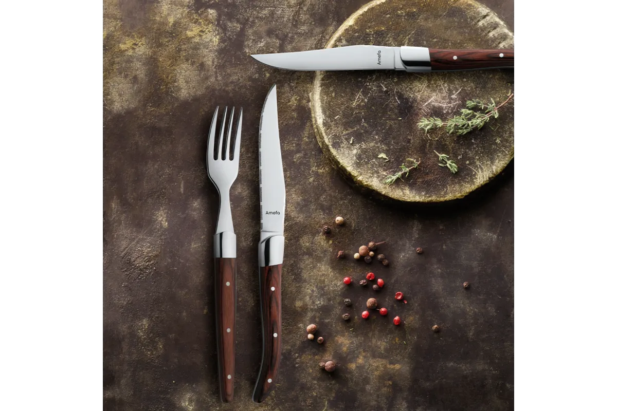 Nóż stekowy ząbkowany Amefa linia Royal Steak 252000B000113