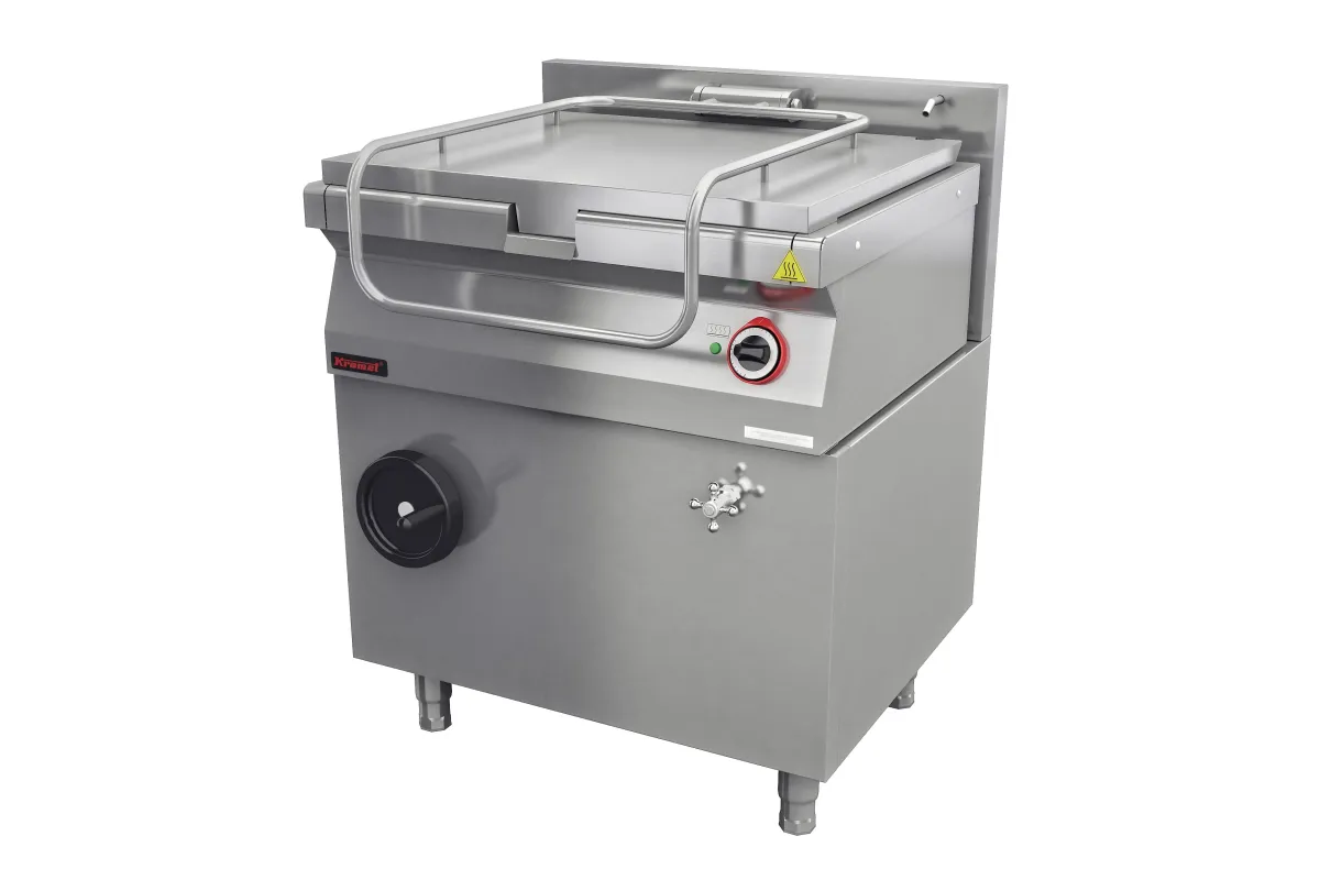 Patelnia elektryczna przechylna 50 l 9 kW 800x700x900 Kromet 700.PE-03