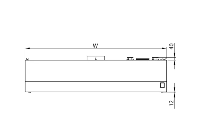 Okap centralny trapezowy ze stali nierdzewnej 4600x1800x450 mm Stalgast model 210