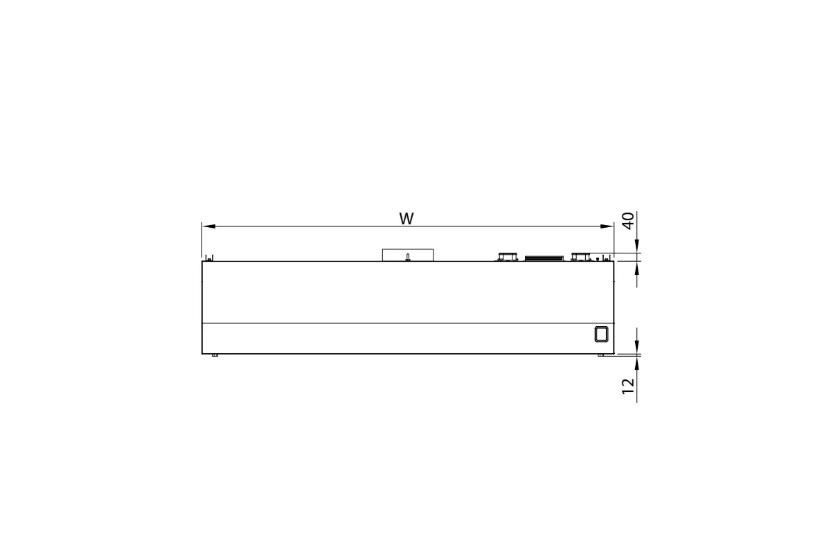Okap centralny trapezowy ze stali nierdzewnej 1100x1600x450 mm Stalgast model 210