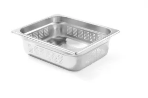 perforowany pojemnik ze stali nierdzewnej GN 1/2 (h)100 mm 832523 Chef de cuisine