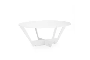 Stojak bufetowy O300mm w zestawie z pleksi Skiatos White  310 x 310 x135 171974 Fine Dine