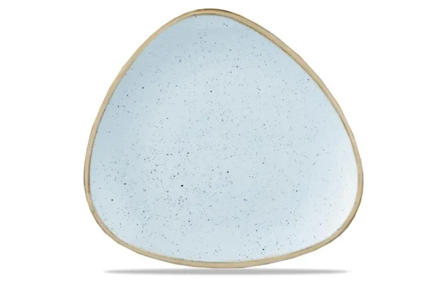 Talerz trójkątny Duck Egg Blue 265mm SDESTR101 Churchill