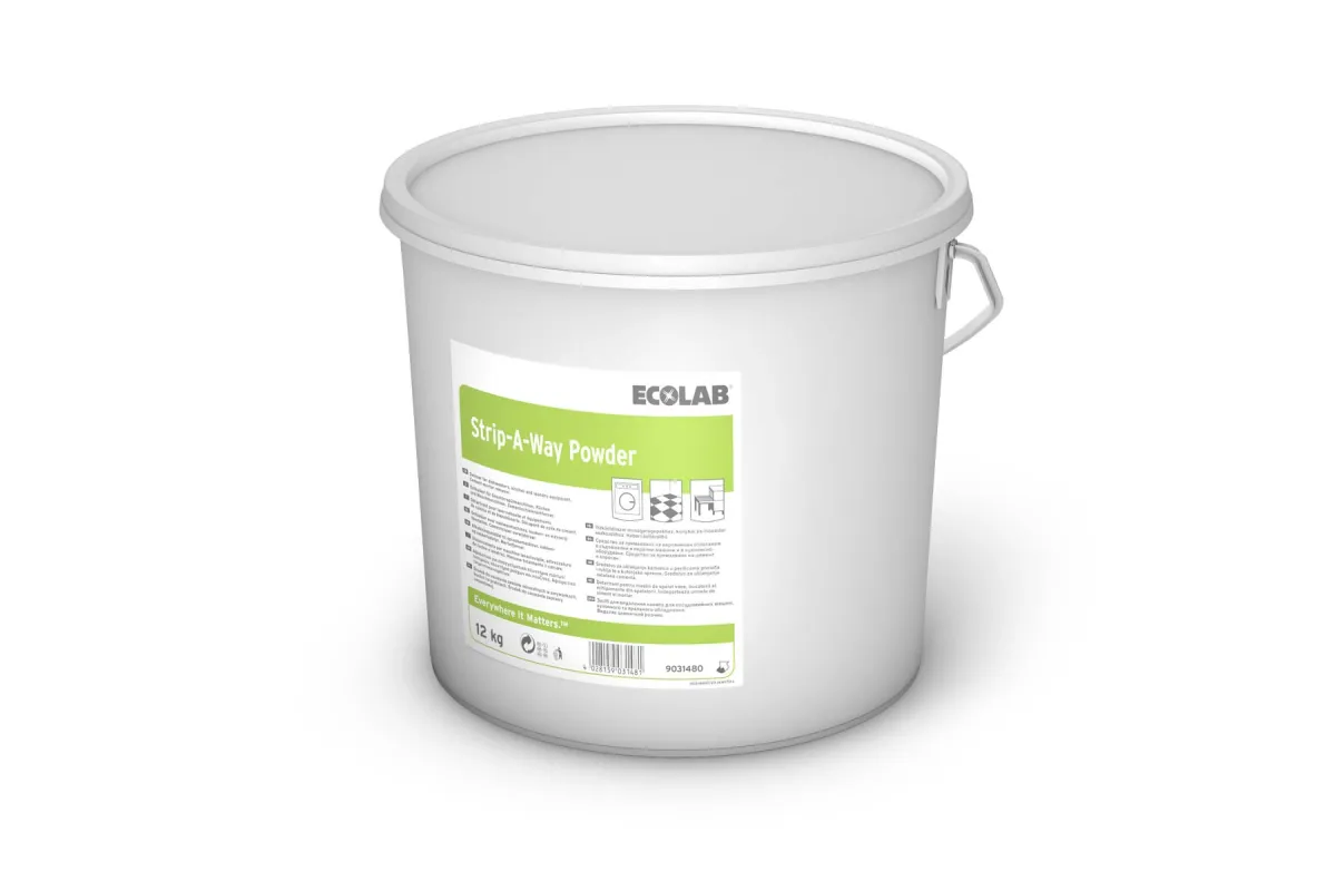 Strip-a-Way Powder 12 kg Ecolab 9031480 środek do rozpuszczania osadów wapniowych