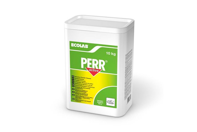 Perr Active 10 kg Ecolab 9038570 proszek do szorowania zawierający aktywny tlen