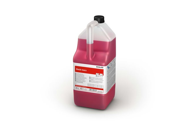 Diesin Maxx 5L Ecolab 3047920 kwasowy środek do mycia i dezynfekcji powierzchni odpornych na działanie wody i kwasów
