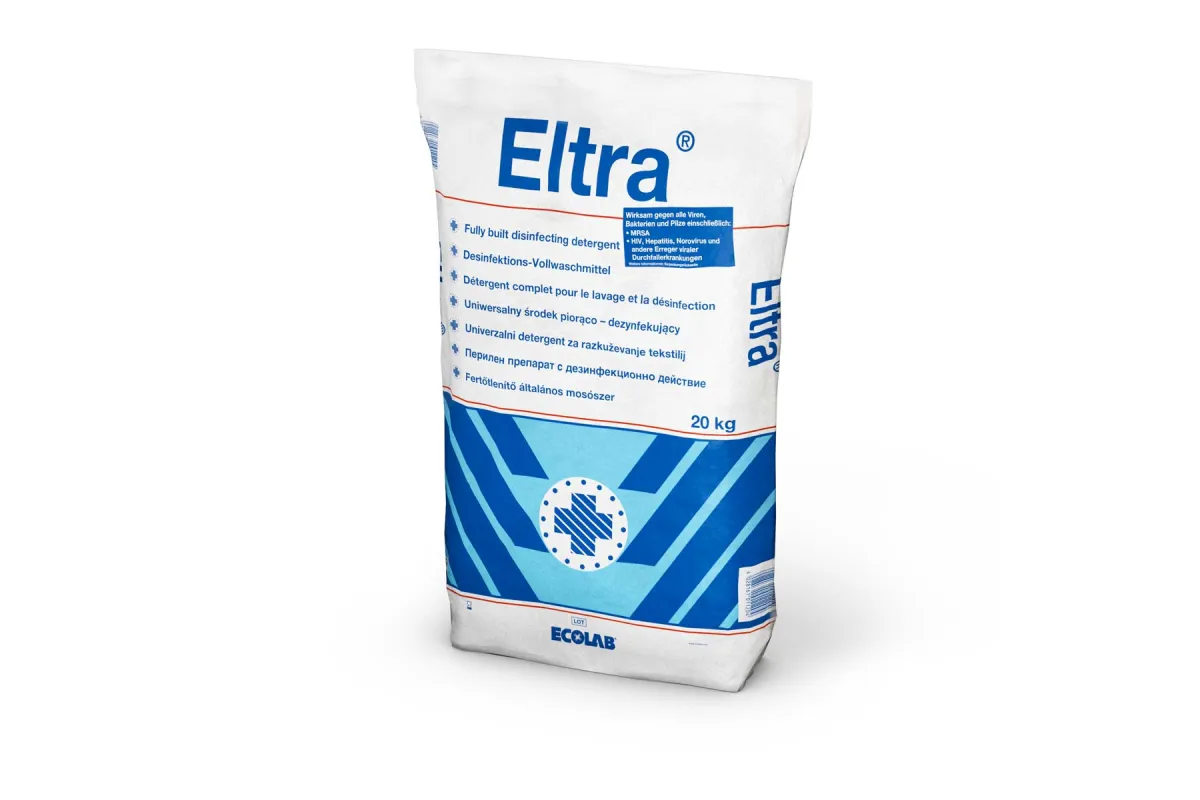 Eltra 20 kg Ecolab 1011200 środek piorąco-dezynfekujący do tkanin