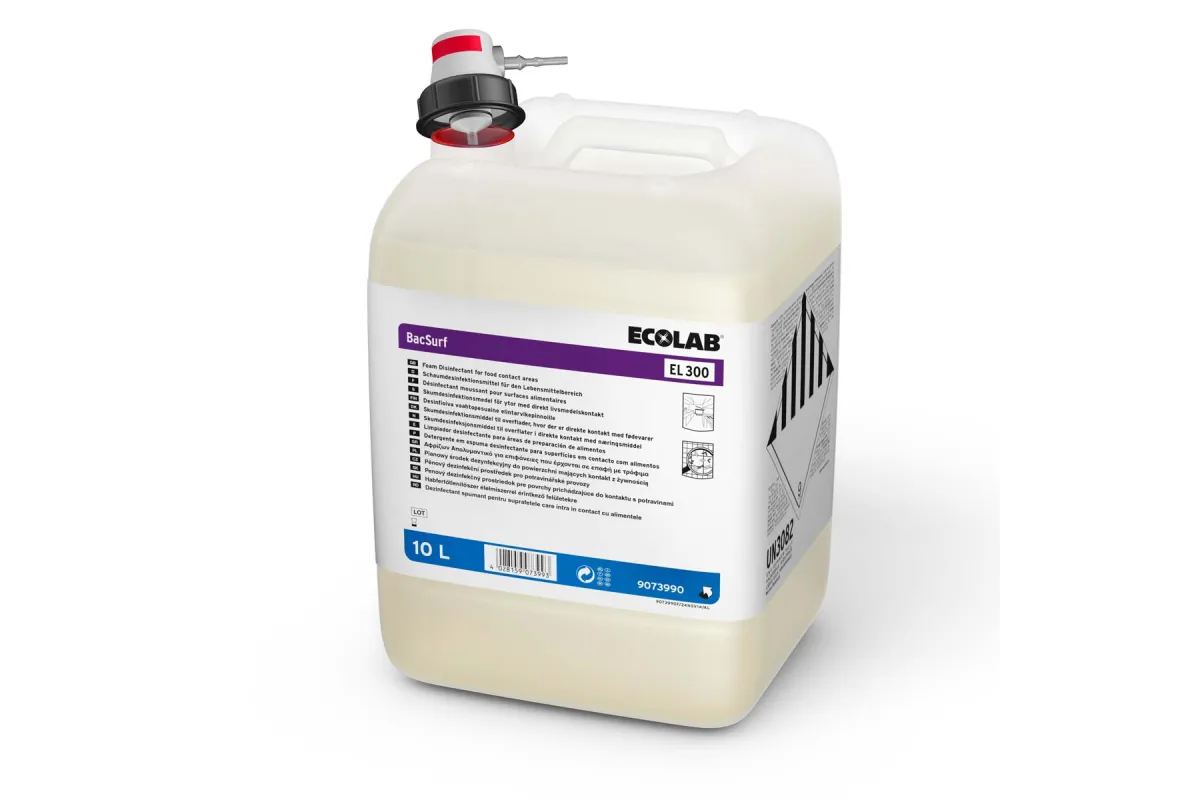 Bacsurf EL 300 10L Ecolab 9073990 pianowy środek myjąco-dezynfekcyjny