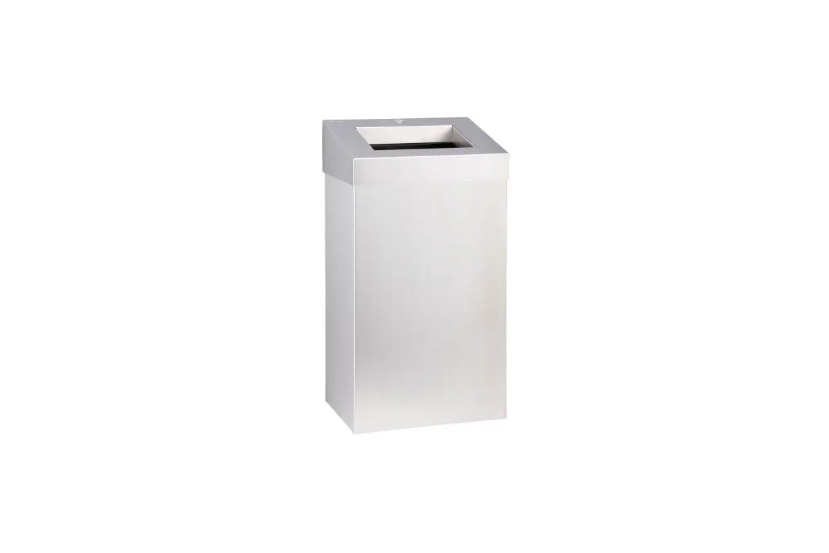 Kosz na odpady otwarty STELLA 45l stal matowa Merida KSM108