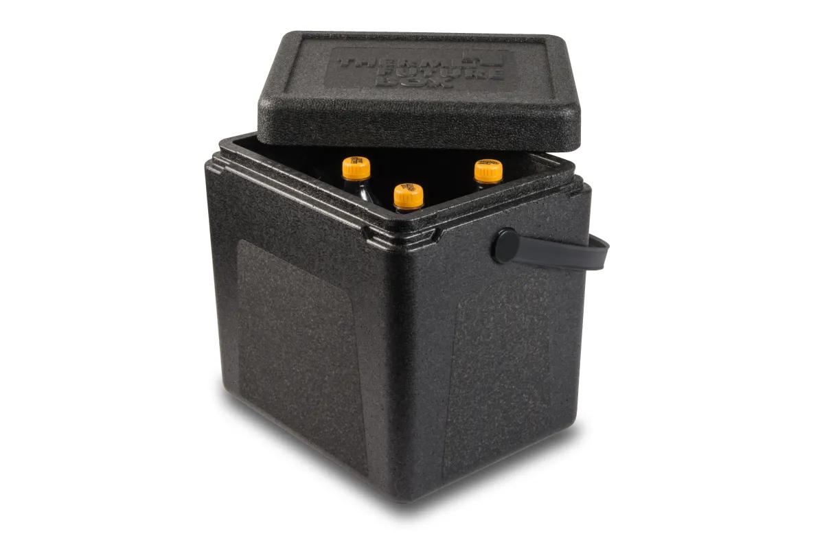 Pojemnik termoizolacyjny, czarny z uchwytem, V 20 l Stalgast 054201