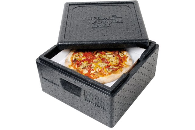 Pojemnik termoizolacyjny do pizzy, czarny, V 32 l Thermo Future Box 057301