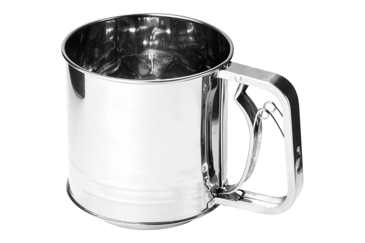 Kubek stalowy, przesiewak do mąki, Ø 120 mm Stalgast 074450