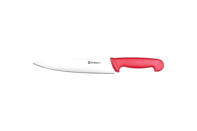 Nóż kuchenny, HACCP, czerwony, L 220 mm Stalgast 281211
