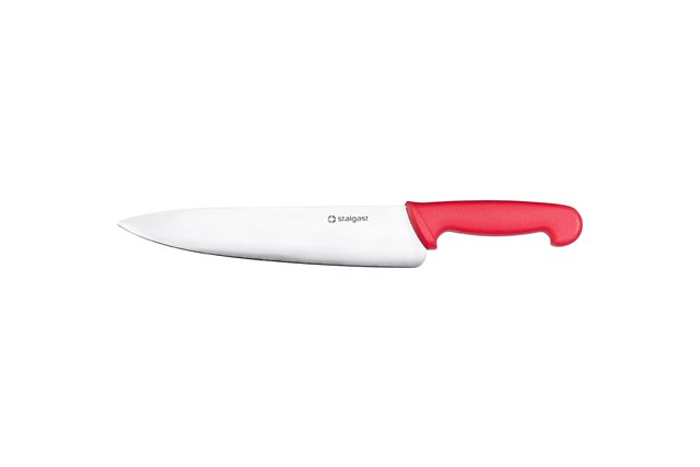 Nóż kuchenny, HACCP, czerwony, L 250 mm Stalgast 281251