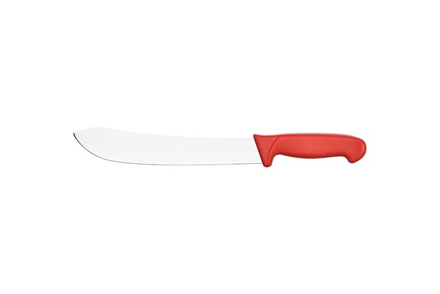 Nóż masarski, HACCP,czerwony, L 250 mm Stalgast 284251