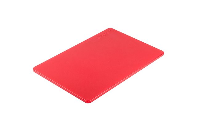 Deska do krojenia, czerwona, HACCP, 450x300 mm Stalgast 341451
