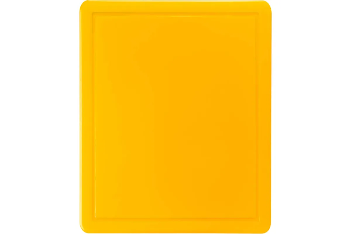 Deska do krojenia, żółta, HACCP, 600x400x18 mm Stalgast 341633