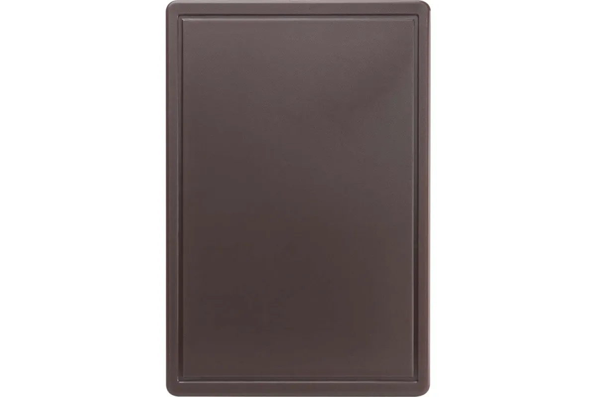 Deska do krojenia, brązowa, HACCP, 600x400x18 mm Stalgast 341636