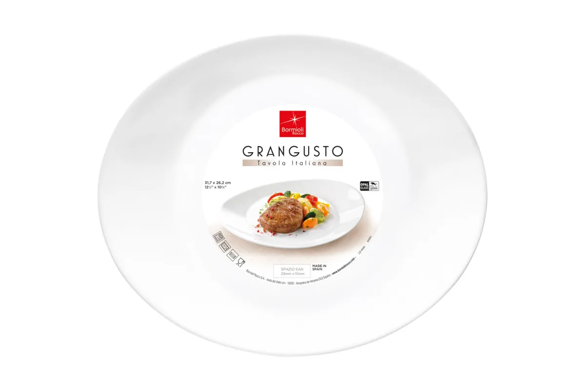 Talerz owalny do steków, Grangusto, 315x260 mm Stalgast 388618