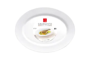 Talerz owalny do ryb, Grangusto, 350x267 mm Stalgast 388620