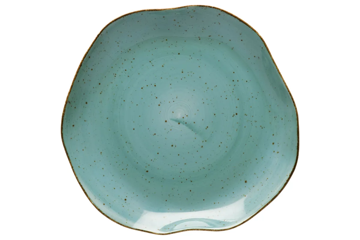 Talerz płytki, kolor morski, Stone Age, Ø 250 mm Lubiana 390048