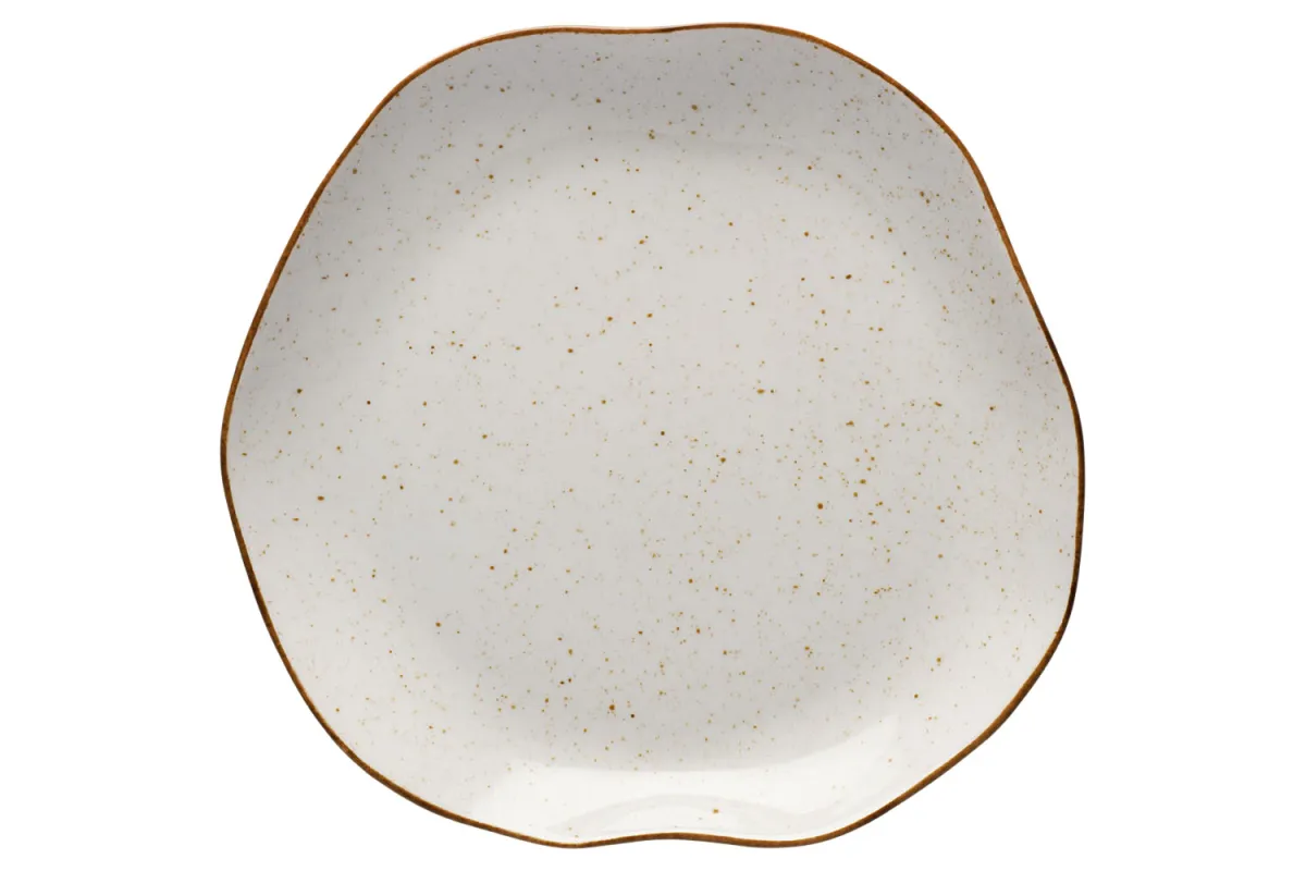 Talerz płytki, kolor beżowy, Stone Age, Ø 250 mm Lubiana 390062