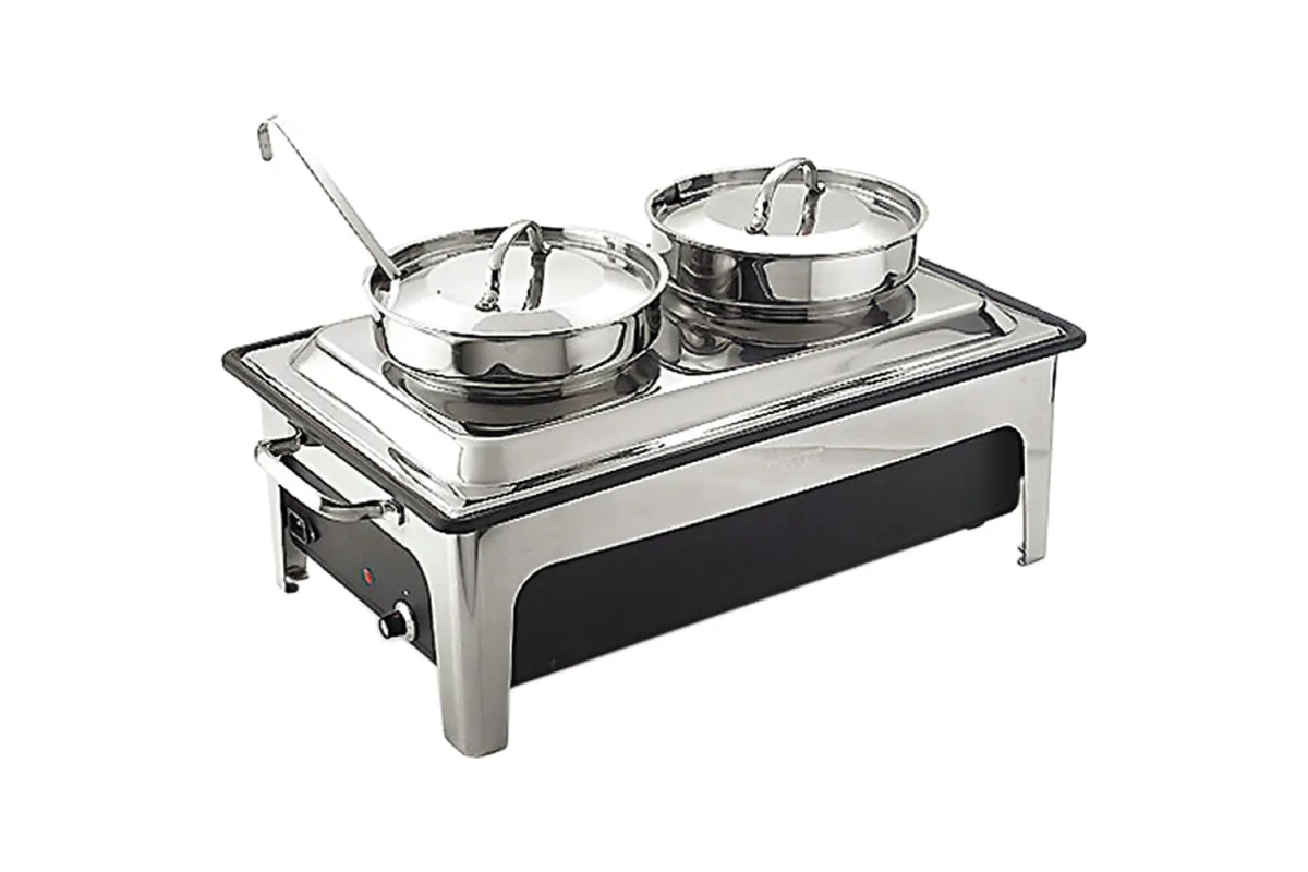 Podgrzewacz elektryczny z kociołkami do zup 2x4 l Sunnex 433241