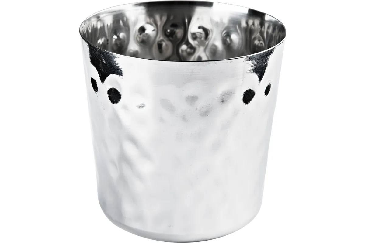 Kubek na frytki młotkowany, O 88 mm Stalgast 546025