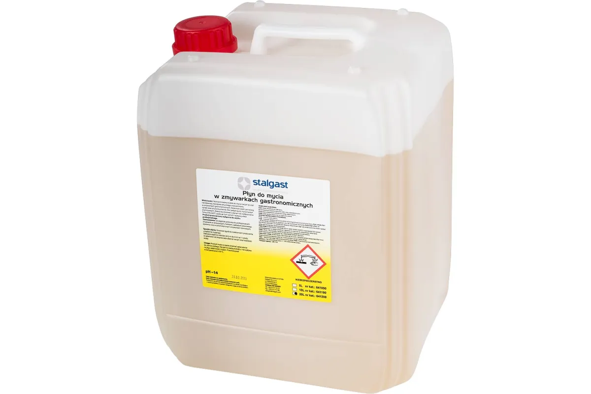 Płyn do maszynowego mycia naczyń, V 20 l Stalgast 641200