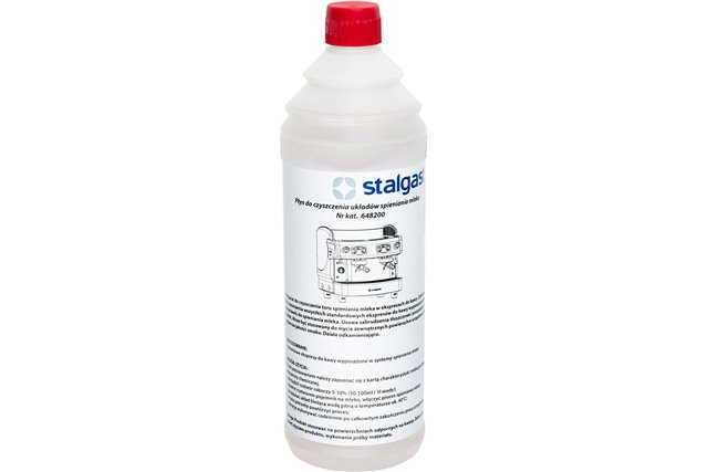 Płyn do czyszczenia układów spieniania mleka, V 1 l Stalgast 648200