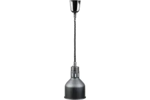 Lampa do podgrzewania potraw wisząca, czarna, P 0.25 kW, U 230 V Stalgast 692601