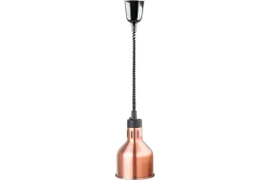 Lampa do podgrzewania potraw wisząca, miedziana, P 0.25 kW, U 230 V Stalgast 692602