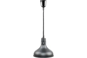 Lampa do podgrzewania potraw wisząca, czarna, P 0.25 kW, U 230 V Stalgast 692611