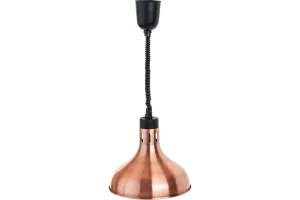 Lampa do podgrzewania potraw wisząca, miedziana, P 0.25 kW, U 230 V Stalgast 692612