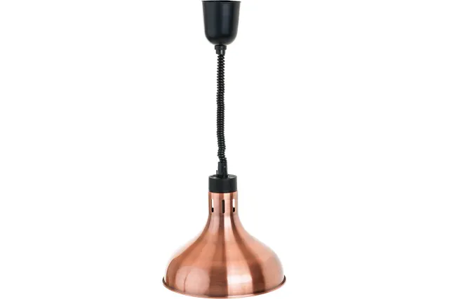 Lampa do podgrzewania potraw wisząca, miedziana, P 0.25 kW, U 230 V Stalgast 692612