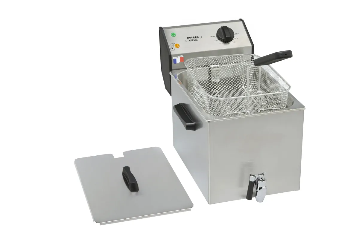 Frytownica nastawna, 1-komorowa z kranem, V 8 l, P 3.4 kW Roller Grill 777325