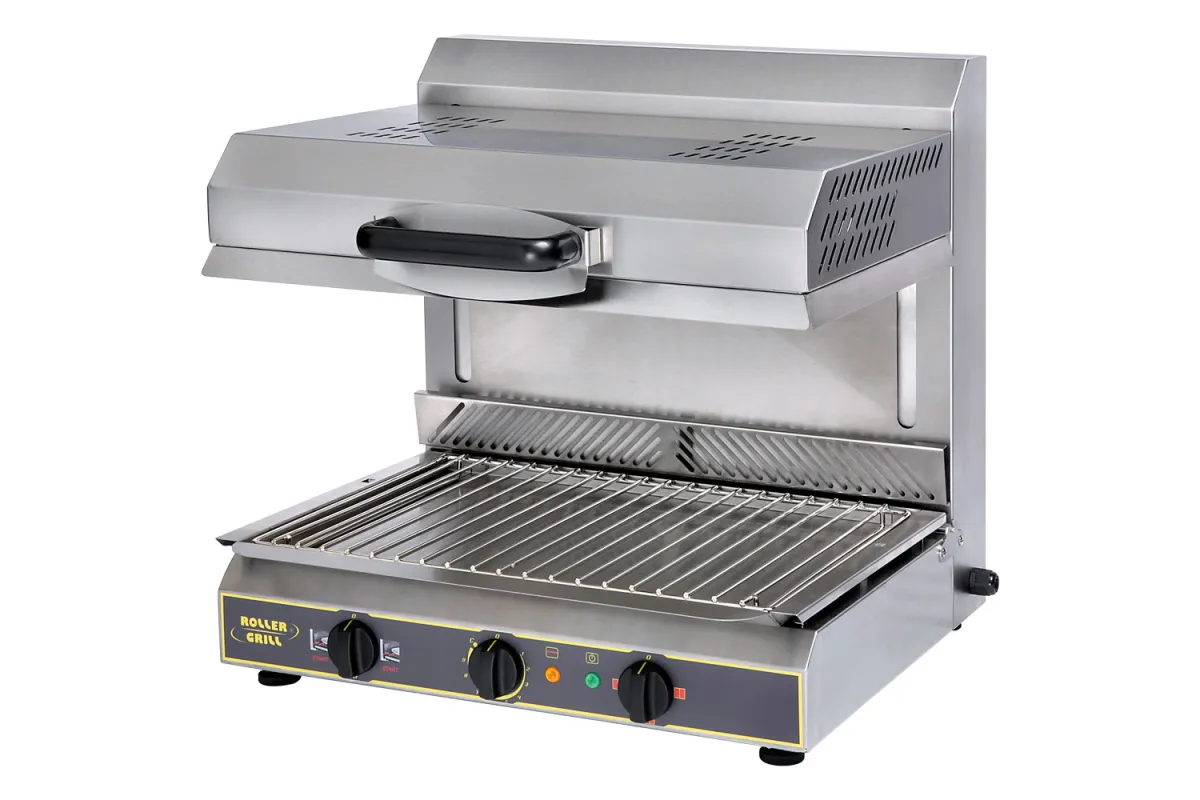 Salamander z ruchomą głowicą, kwarcowe grzałki, wykrywanie talerzy, P 3 kW, U 230 V roller Grill 777361