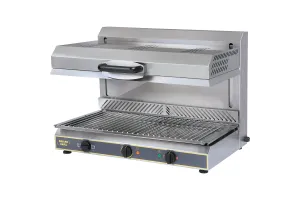 Salamander z ruchomą głowicą, kwarcowe grzałki, wykrywanie talerzy, P 4.5 kW, U 380 V roller Grill 777381