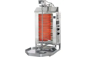 Gyros, kebab elektryczny, E 2, P 6 kW, U 400 V Potis 777525