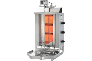 Gyros, kebab gazowy, GD 3, P 10.5 KW, G 30 Potis 777530