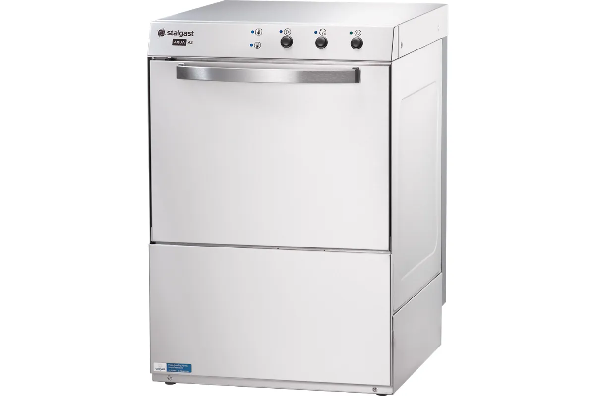 Zmywarko wyparzarka, uniwersalna, dozownik płynu myjącego, pompa wspomagająca płukanie, P 3.4/4.9 kW, 230/400 V Stalgast 801516