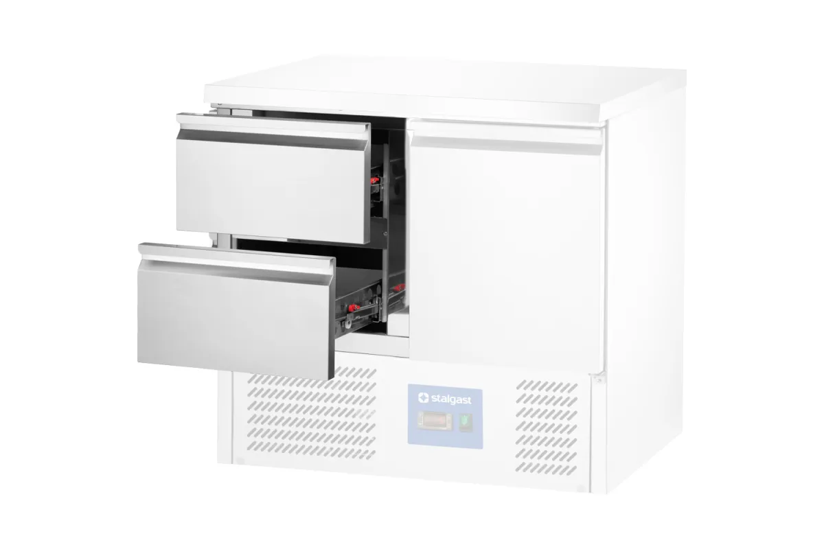 Moduł 2 szuflad do stołów chłodniczych GN 1/1 z agregatem na dole Stalgast 831001