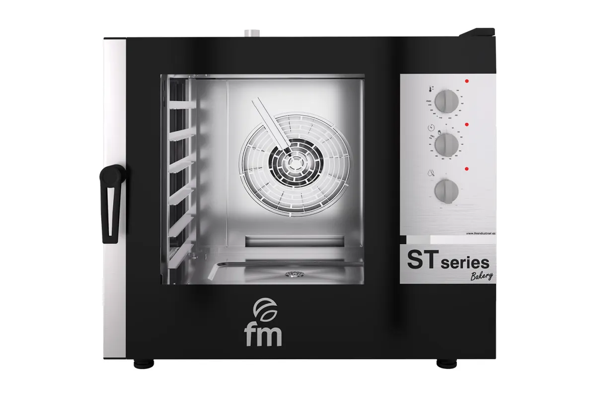 Piec konwekcyjno-parowy, piekarniczy, gazowy, ST-Bakery, manualny, 6x(600x400), P 14 kW FM Industrial 9120493