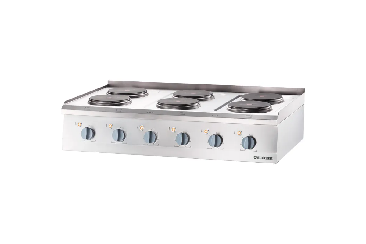 Kuchnia elektryczna, 6-polowa, nastawna, 15.6 kW Stalgast 9707000